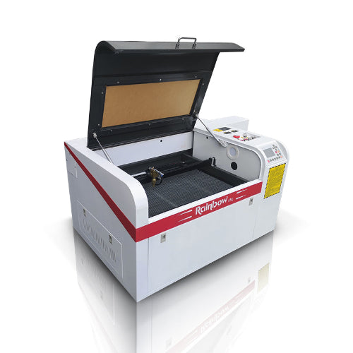 Rainbow RBL4060H Laser Engraving & Cutting Machine front right open